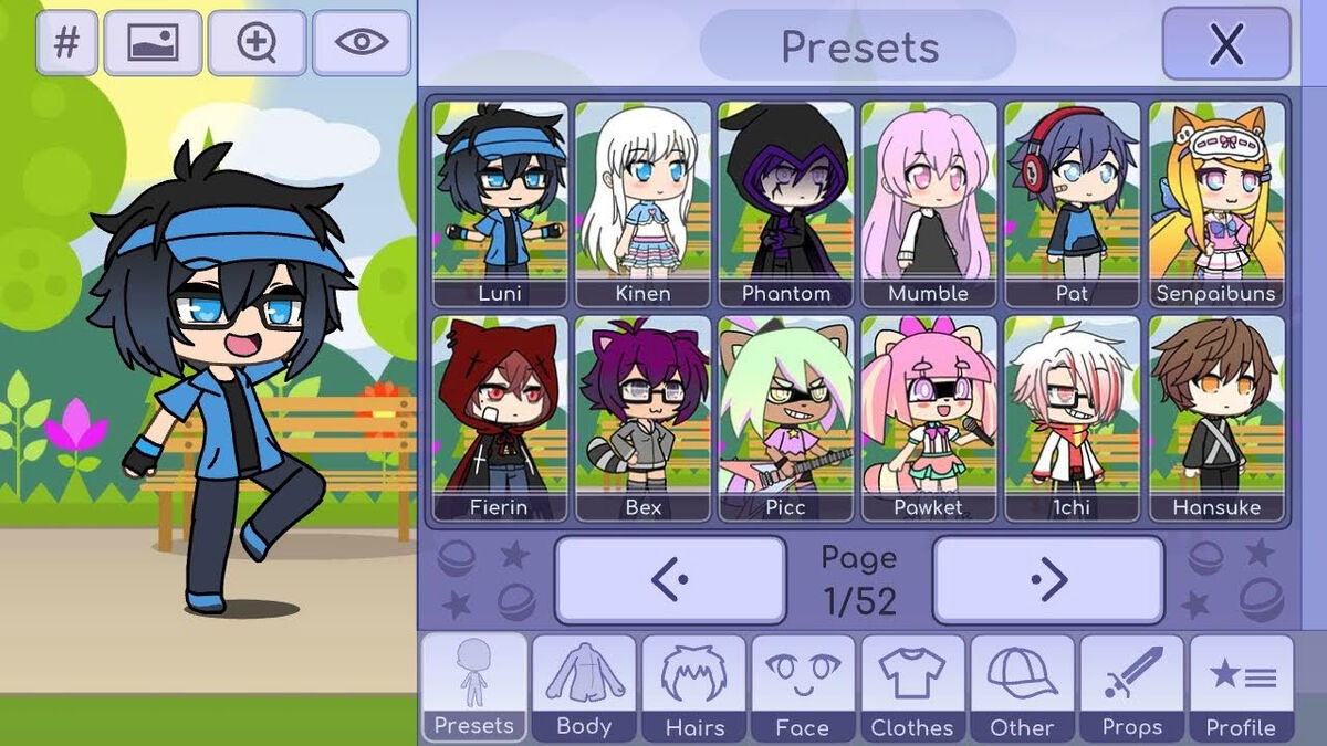 My characters in Gacha life 2