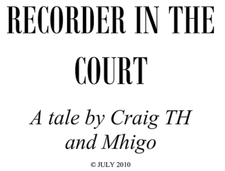 Recorder in the Court Luni Penguin Wiki Fandom