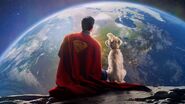 Superman et Krypto sur la Lune