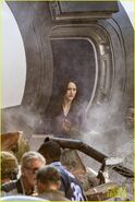 Lois Lane sortant du T-Craft