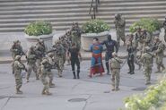 Ultraman, Rick Flag Sr., Superman et Angelina Spica