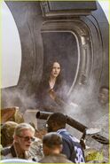 Lois Lane sortant du T-Craft