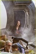 Lois Lane sortant du T-Craft