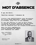 Message de Perry White
