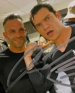 Albert Valladares et David Corenswet