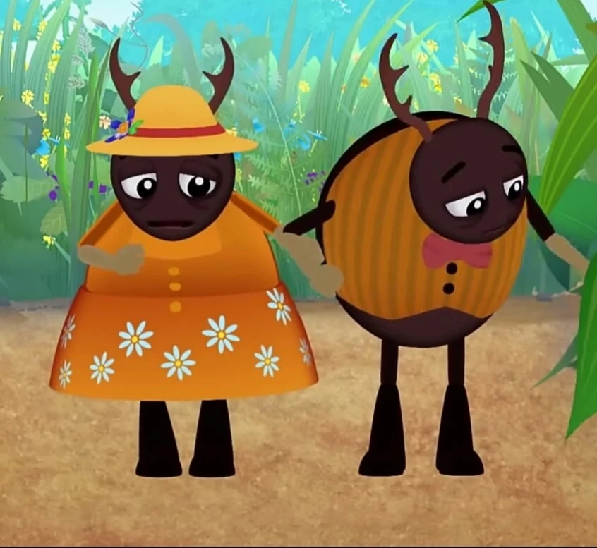 букашки из лунтика. колорадский жук лунтик. лунтик. лунтик жучка. лунтик семья жучков.