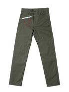 Plastic Zipper Chino Pants (Green) $200.00