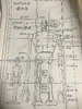 A paper that showcases the size of the robot