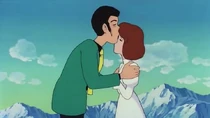 Lupin saying his chaste farewell to Clarisse