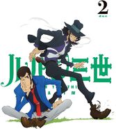 Lupin III and Jigen on the 2nd Blu-ray of Part IV