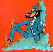 Jigen drawn by Monkey Punch