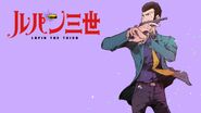 [B] Lupin III from Part 5 Episode 17 special eyecatchers in Part 5 (referencing Part 1 Episode 11)