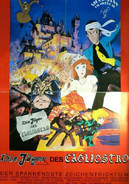 1984 German poster for the Castle of Cagliostro in cinemas