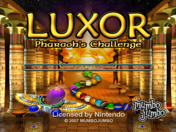 Luxor Pharaoh s Challenge Luxor Game Series Wikia Fandom