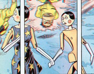 Two Duch Dolls in the Blazing World.