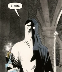 Fantômas declaring victory.