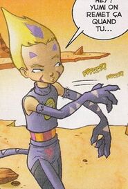 Odd on Lyoko as seen in the Code Lyoko comic, season 4.