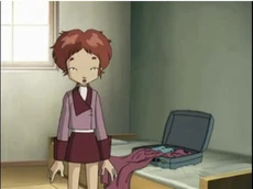 Taelia w swoim pokoju w internacie