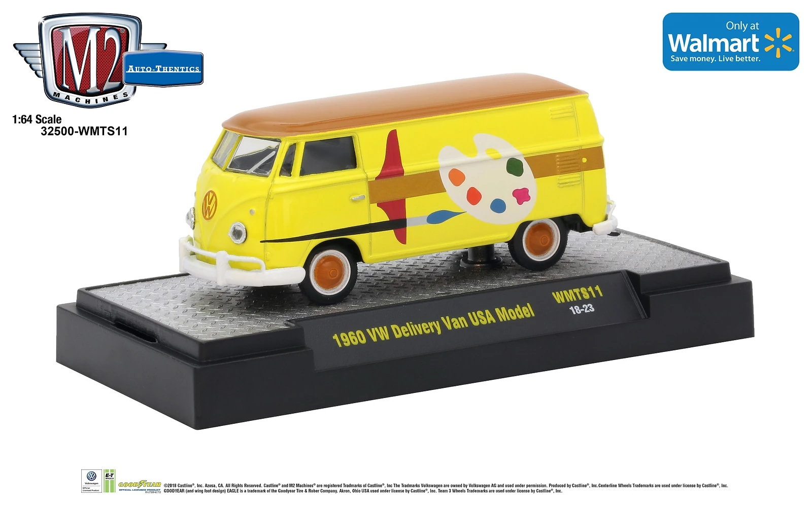 M2 machines empi 1960 Volkswagen delivery van chase 650pcs