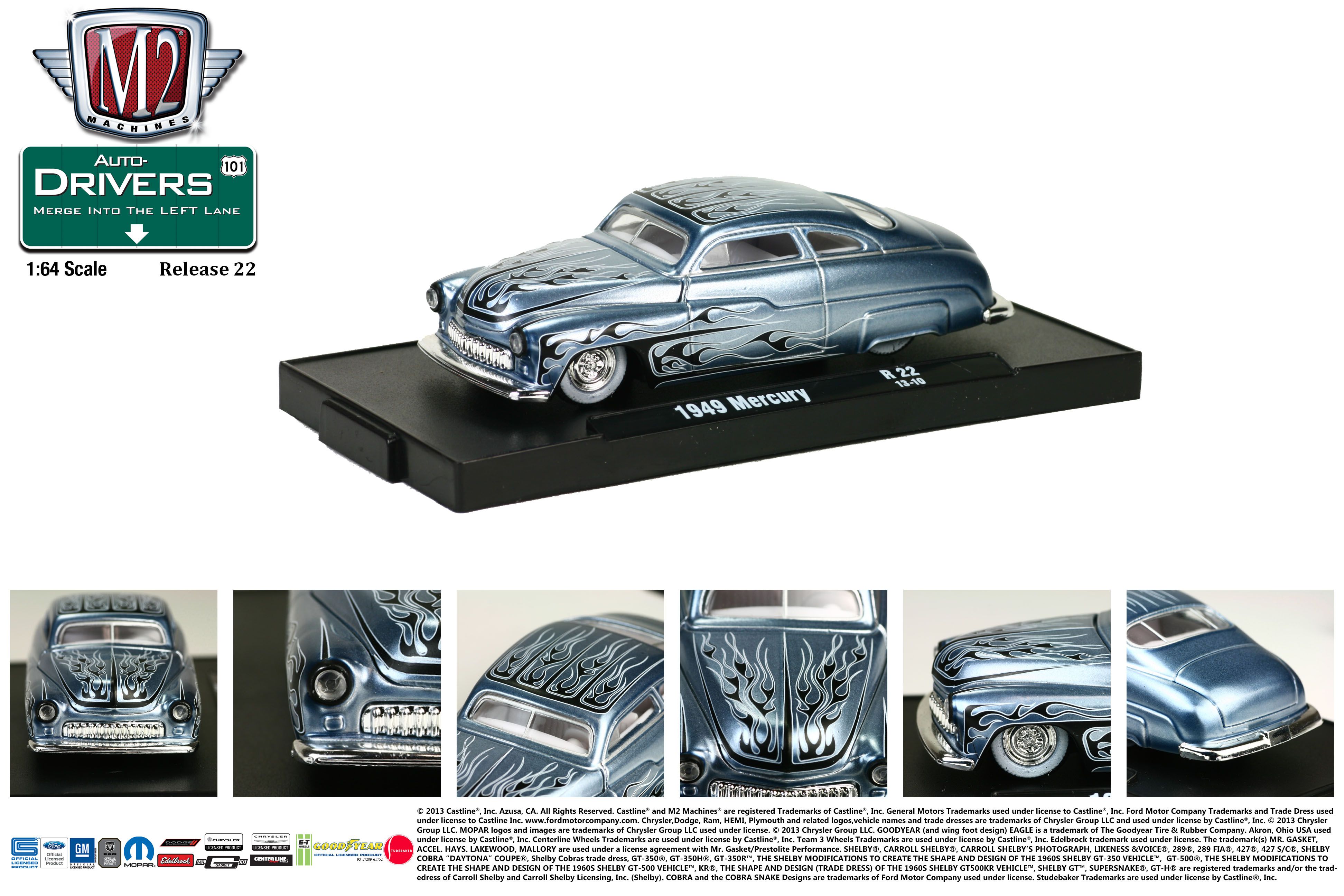 M2 GROUND-POUNDERS SUPER GOLD CHASE 1949 MERCURY | eBay