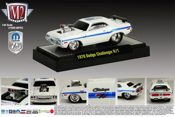 M2マシーン 1970 Dodge Challenger R/T HEMI M2 MACHINES CHASE 1970 DODGE CHALLENGER RT HEMI AUTO