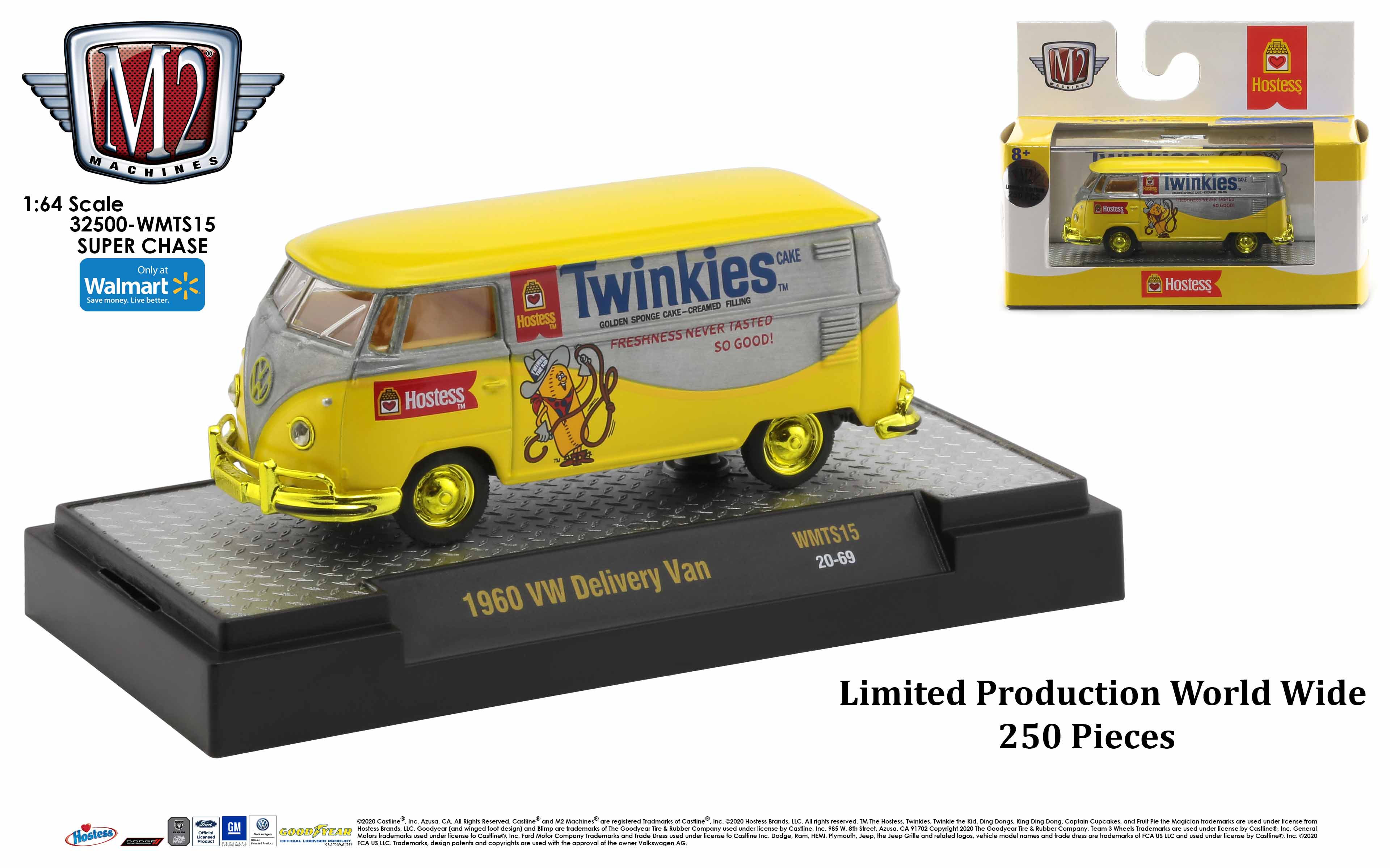 M2マシーン 1960 VW Delivery Van チェイス M2 Machines R99 ​​1960 VW Delivery Van - Chase | DIECAST