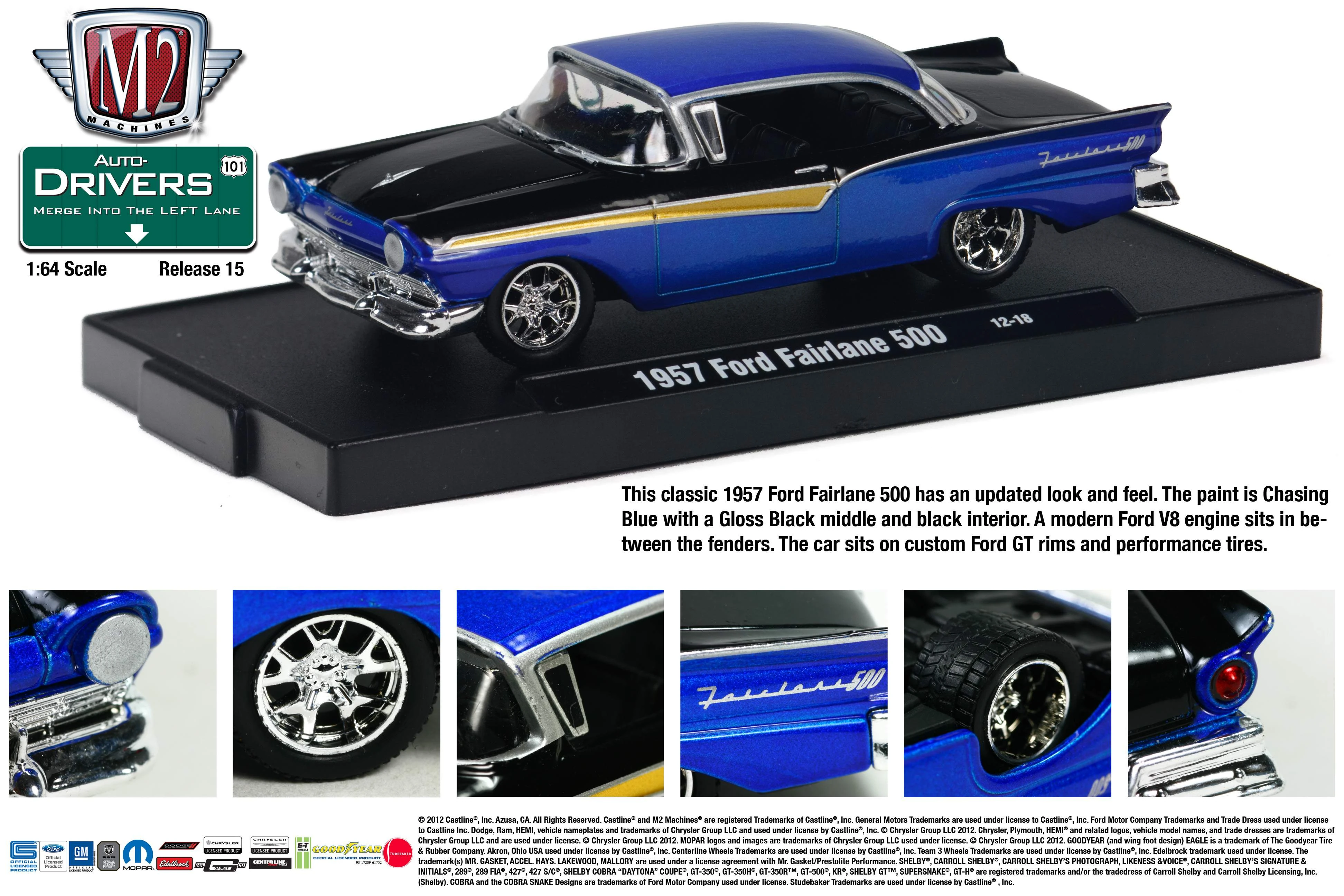 1957 Ford Fairlane 500 | M2 Machines Wiki | Fandom