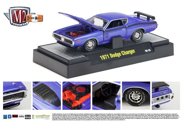 ●M2 Machines 1971 Dodge Charger 　チェイス M2 Machines Detroit Muscle Series 87 1971 Dodge Charger