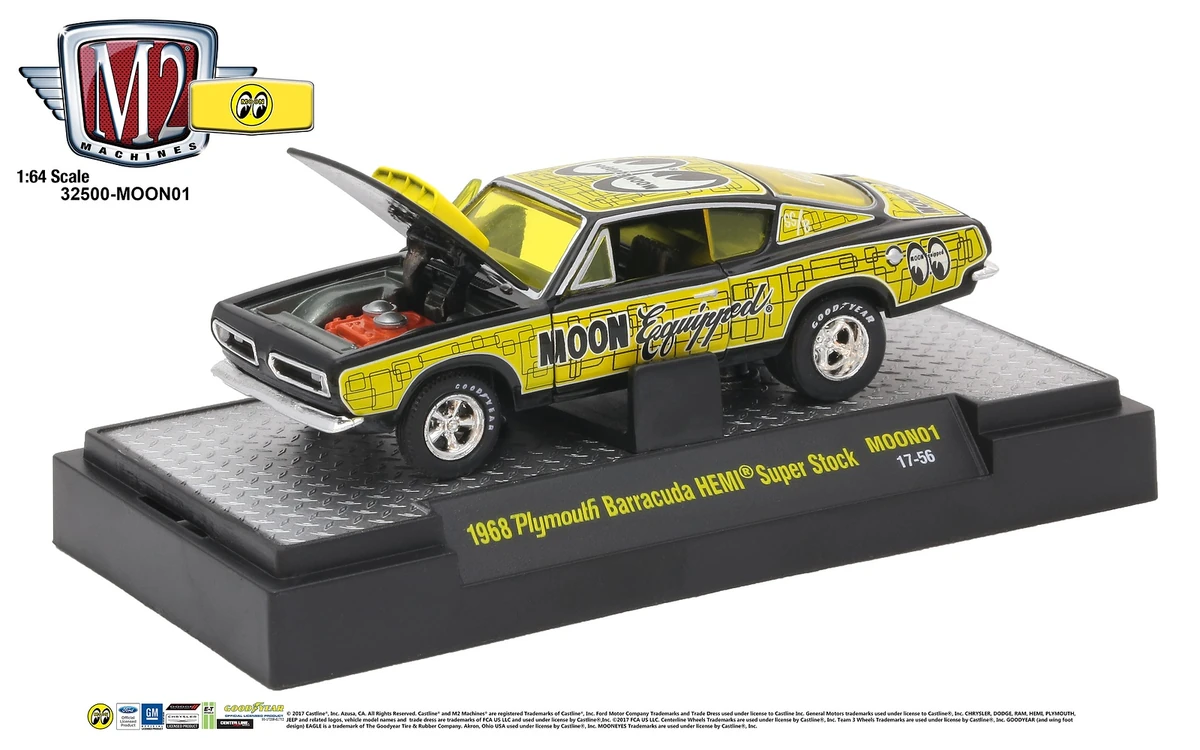 M2 Machines Chase Belly Tanker Mooneyes – Édition Rare Or – 750 Exemplaires (occasion)