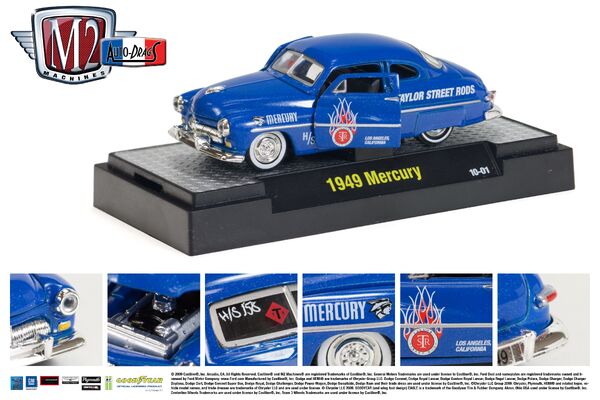 M2 1949 マーキュリー (スーパーチェイスカー) M2 MACHINES CHASE 1949 MERCURY GROUND POUNDERS R30 2025 1