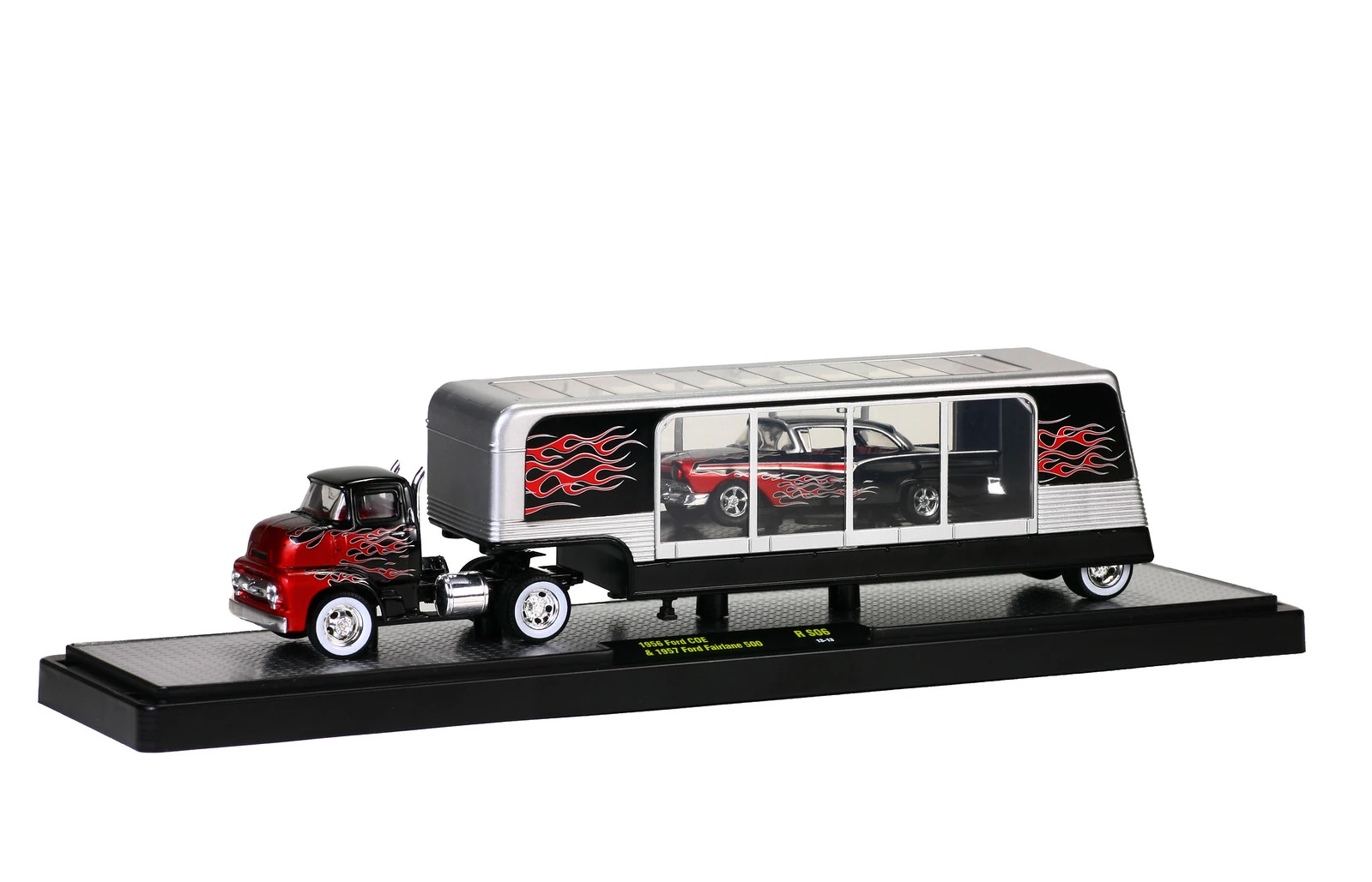 M2マシーン 1957 フォード COE & フォード・フェアレーン　500 M2 Machines 1957 Ford Fairlane 500 10-20 Auto-Drivers real rubber