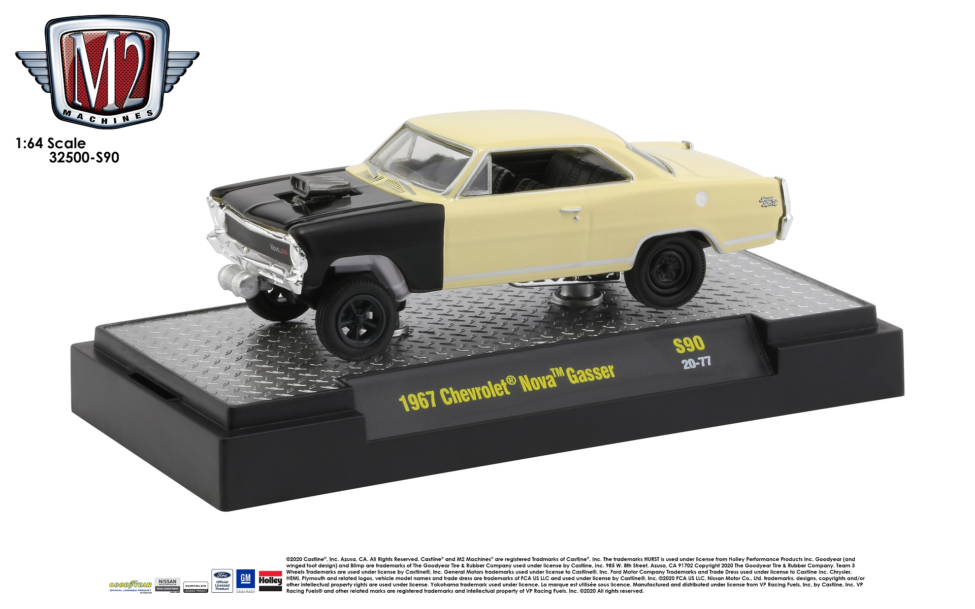 1:64 M2 Machines *GASSER DRAG CARS* 1967 Chevrolet NOVA