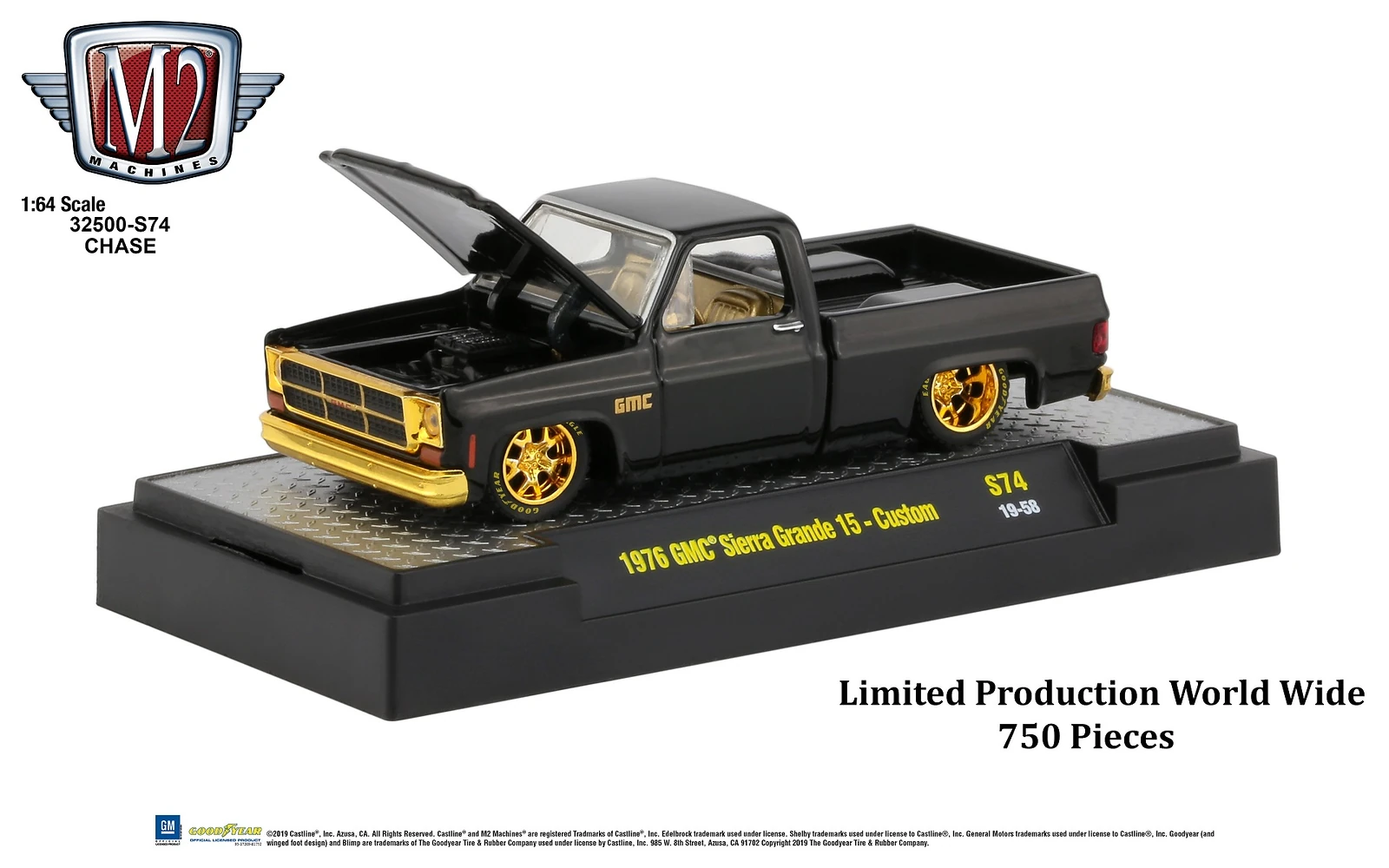 1976 GMC Sierra Grande （チェイス750台限定） M2 Machines 1976 GMC