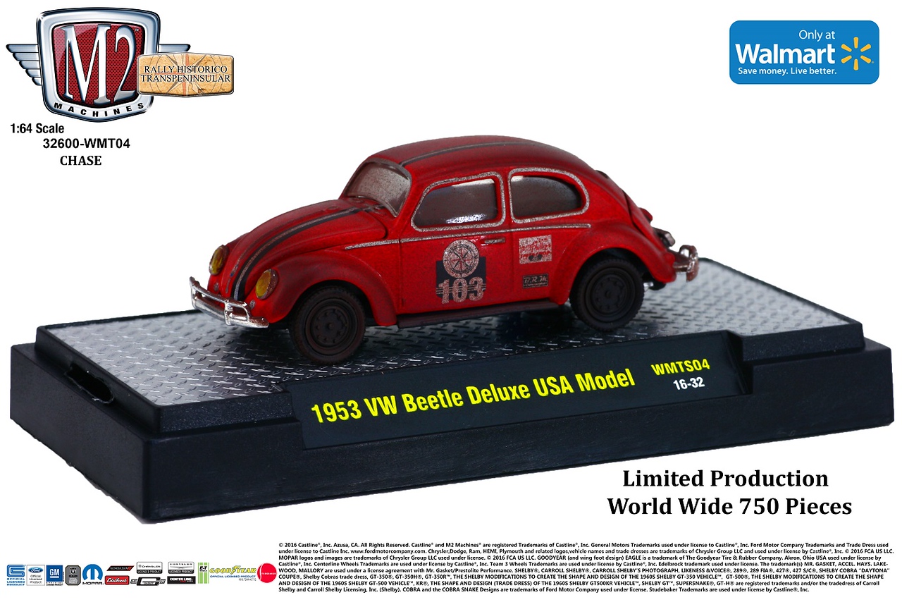 1953 VW Beetle Deluxe U.S.A. Model | M2 Machines Wiki | Fandom