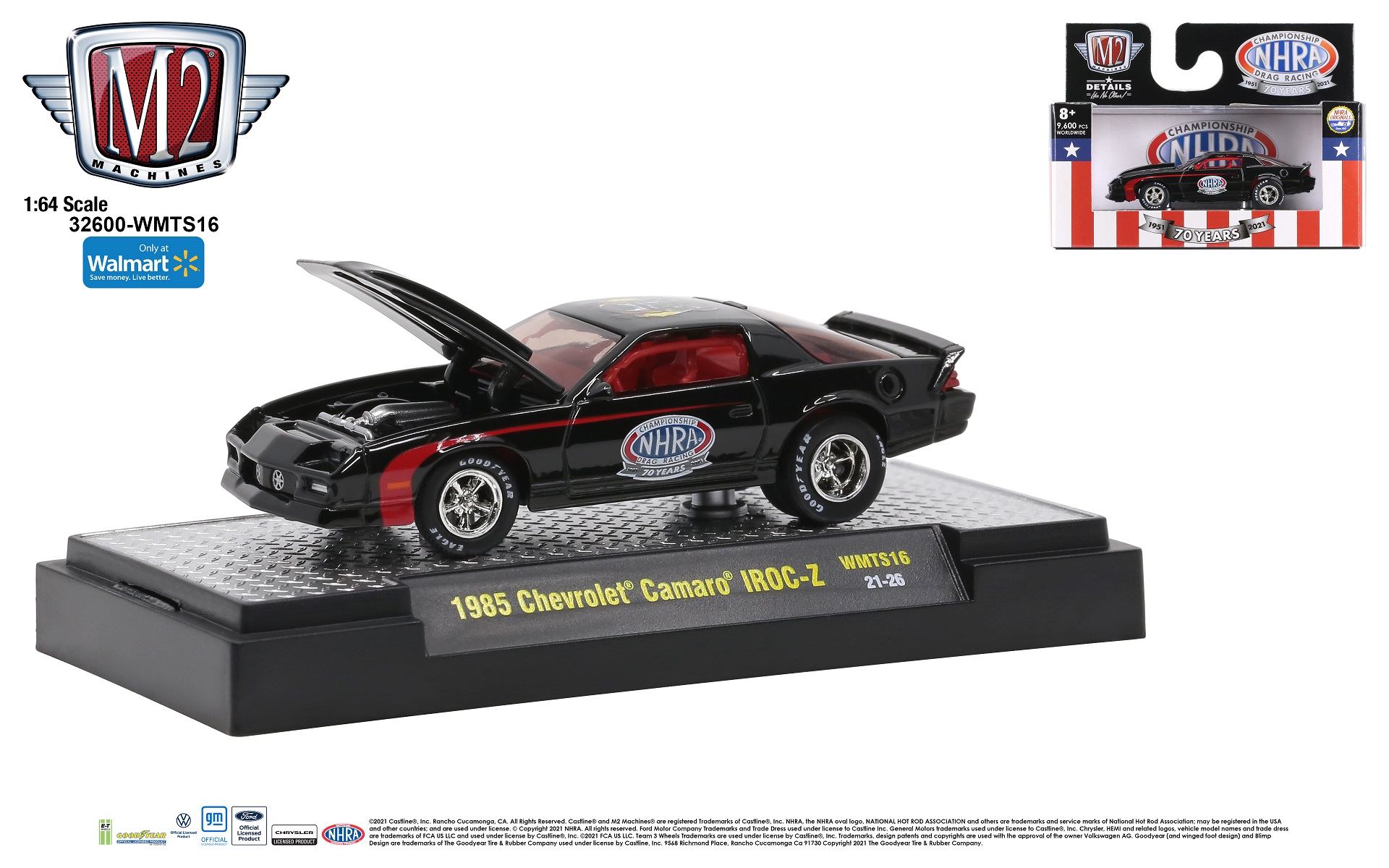 Amazon.com: M2 Machines 1985 Chevrolet Camaro IROC Z : Toys