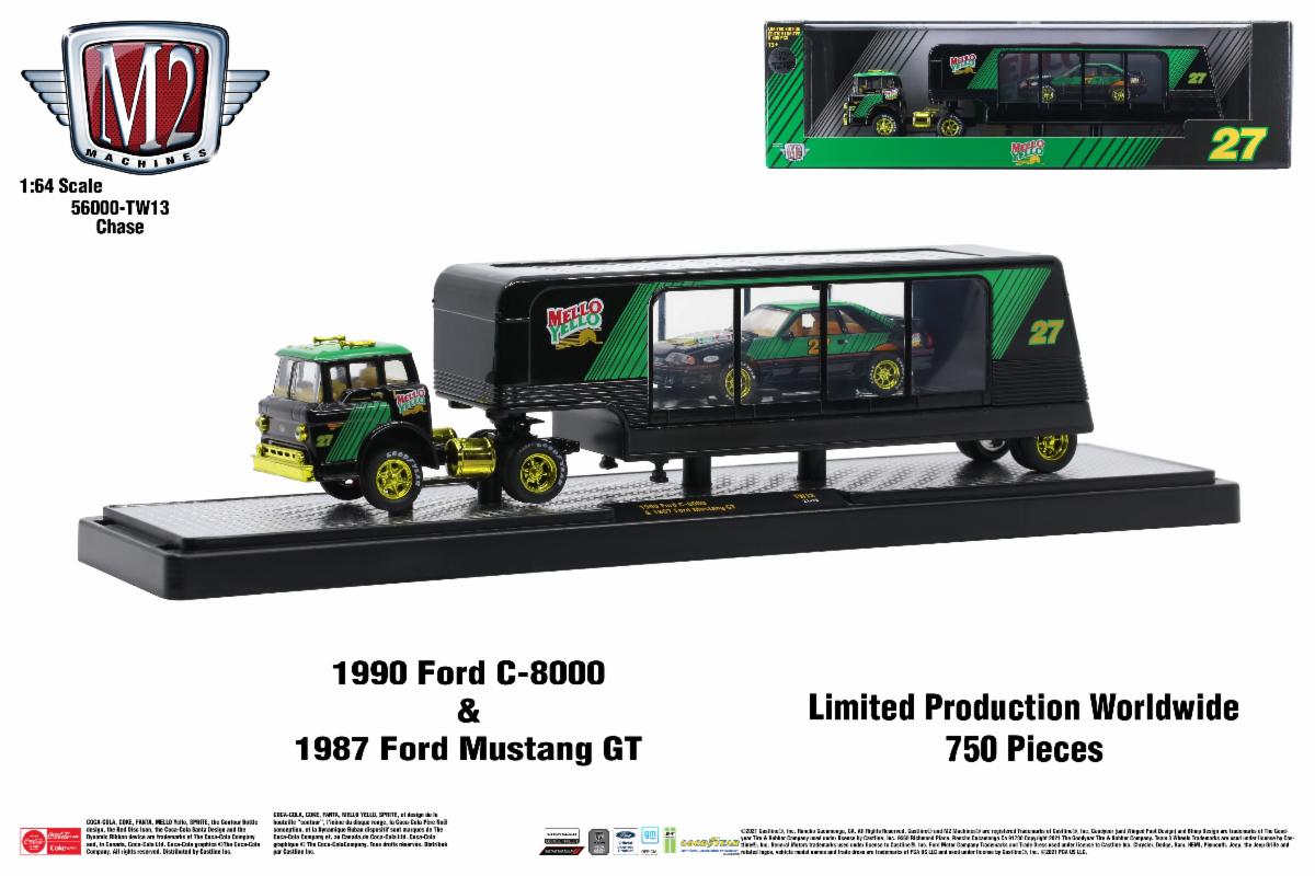 M2 Machines 1990 Ford C-8000 & 1990 Ford Mustang GT TW05 | eBay
