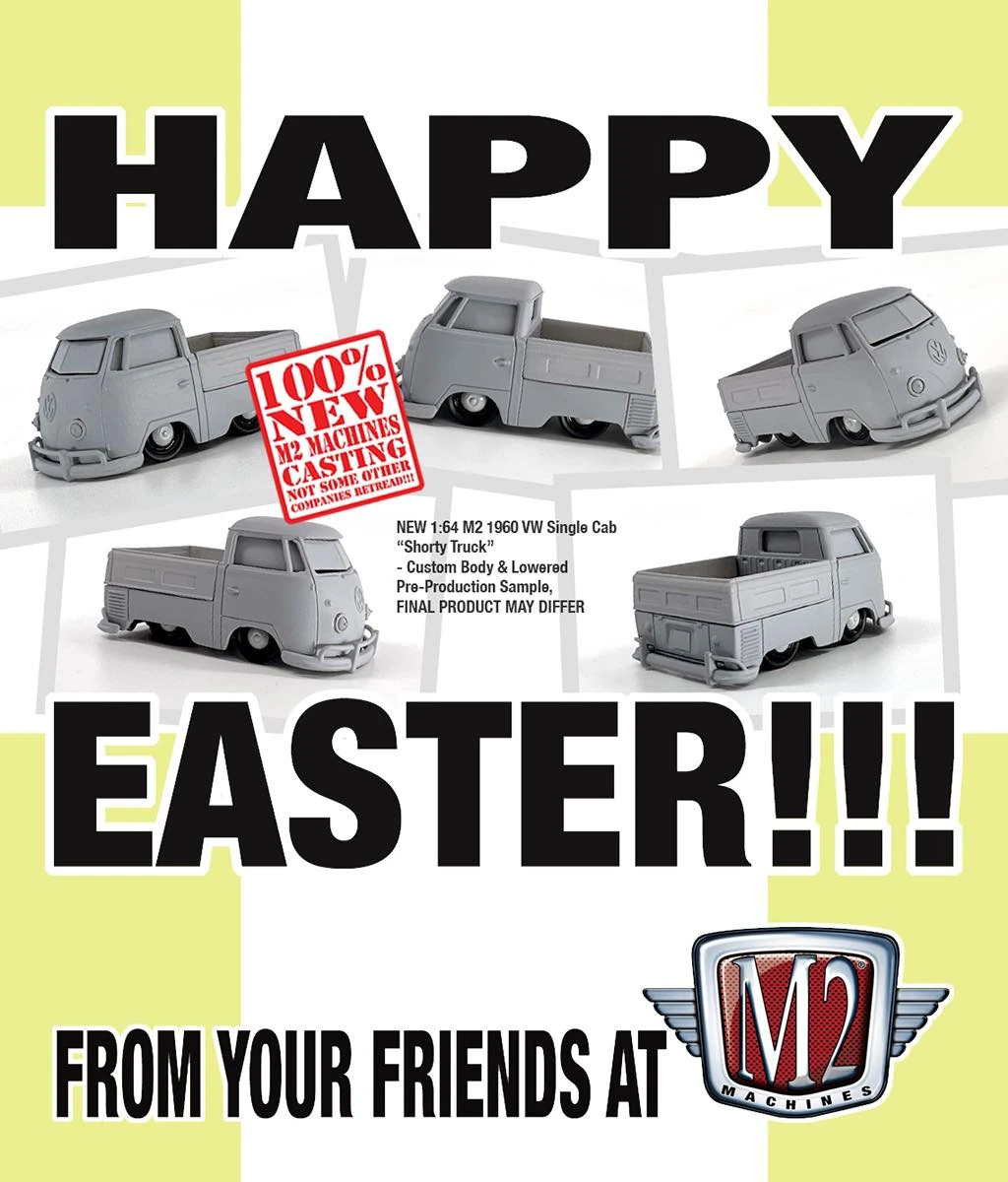 1960 VW Single Cab Truck (Shorty) | M2 Machines Wiki | Fandom