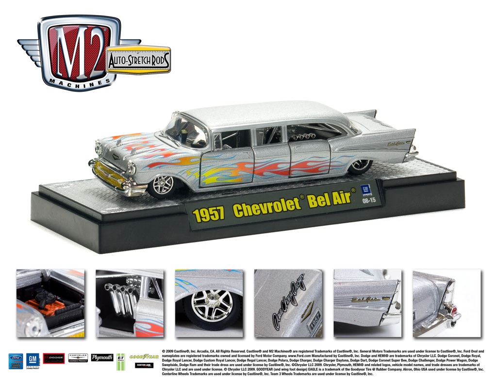1957 Chevrolet Bel Air (Stretched) | M2 Machines Wiki | Fandom 1957 Chevrolet Bel Air (Stretched) | M2 Machines Wiki | Fandom