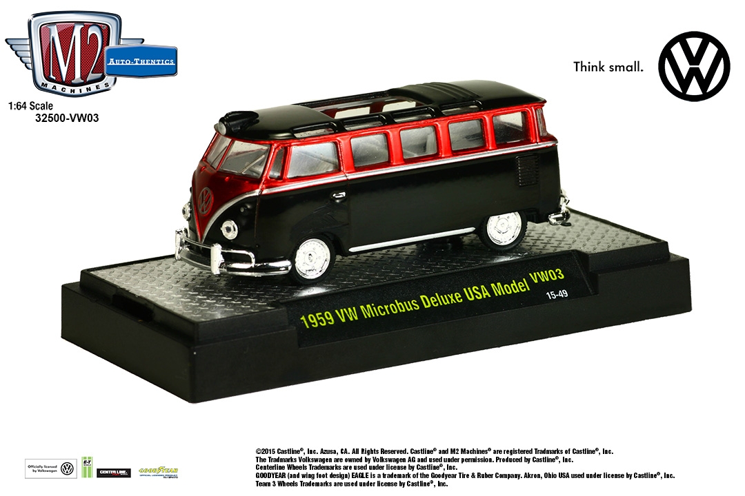 1959 VW Microbus Deluxe U.S.A. Model | M2 Machines Wiki | Fandom