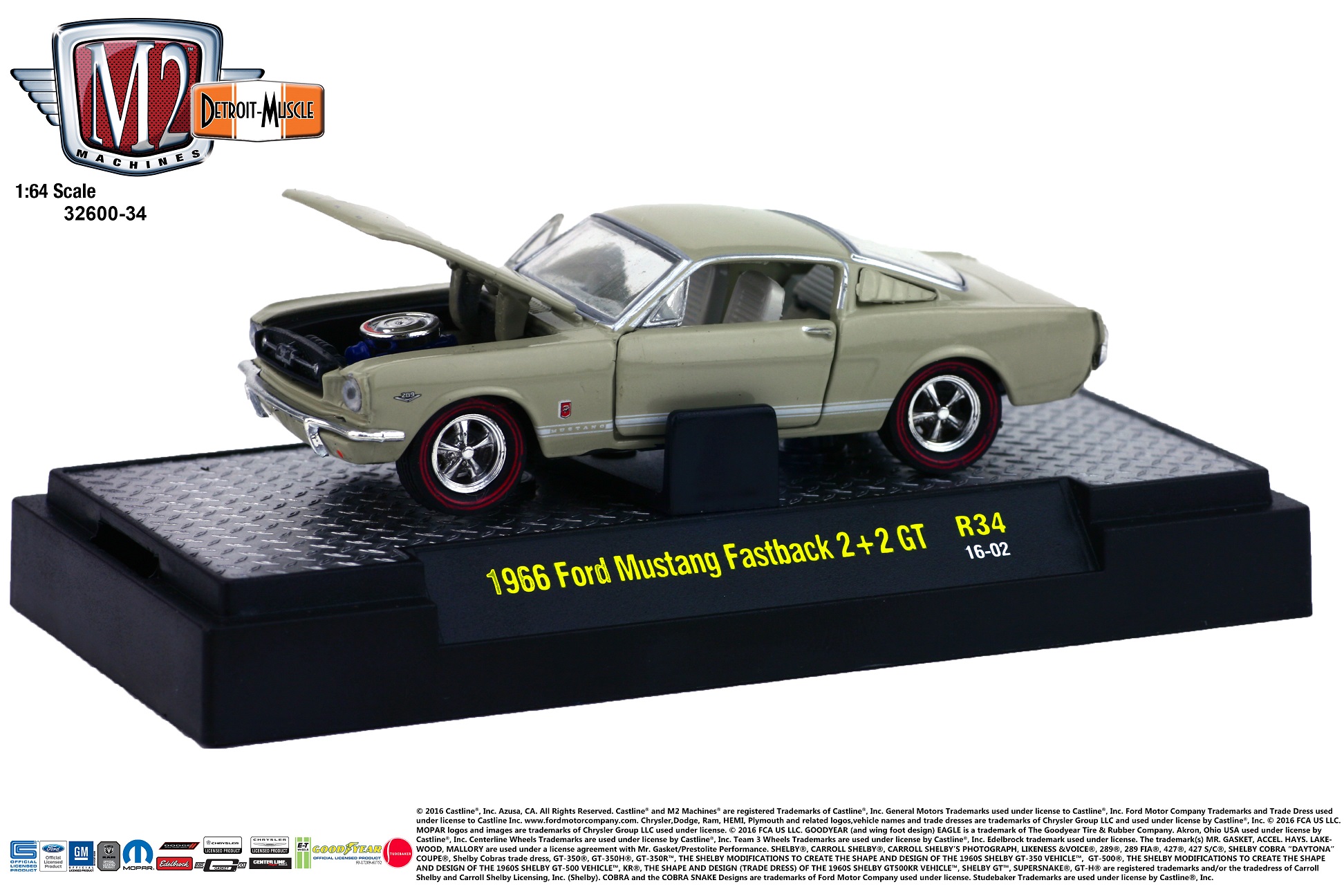 Heco Models フォード・マスタング ＧＴファストバック2+2 1966 Heco Models フォード・マスタング GTファストバック2+2 1966