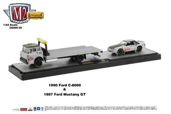 M2 1990 フォード C-8000 & 1987 マスタング GT M2 Machines Mustang GT Blue 1987 FORD MUSTANG GT ~ 1 OF 6000