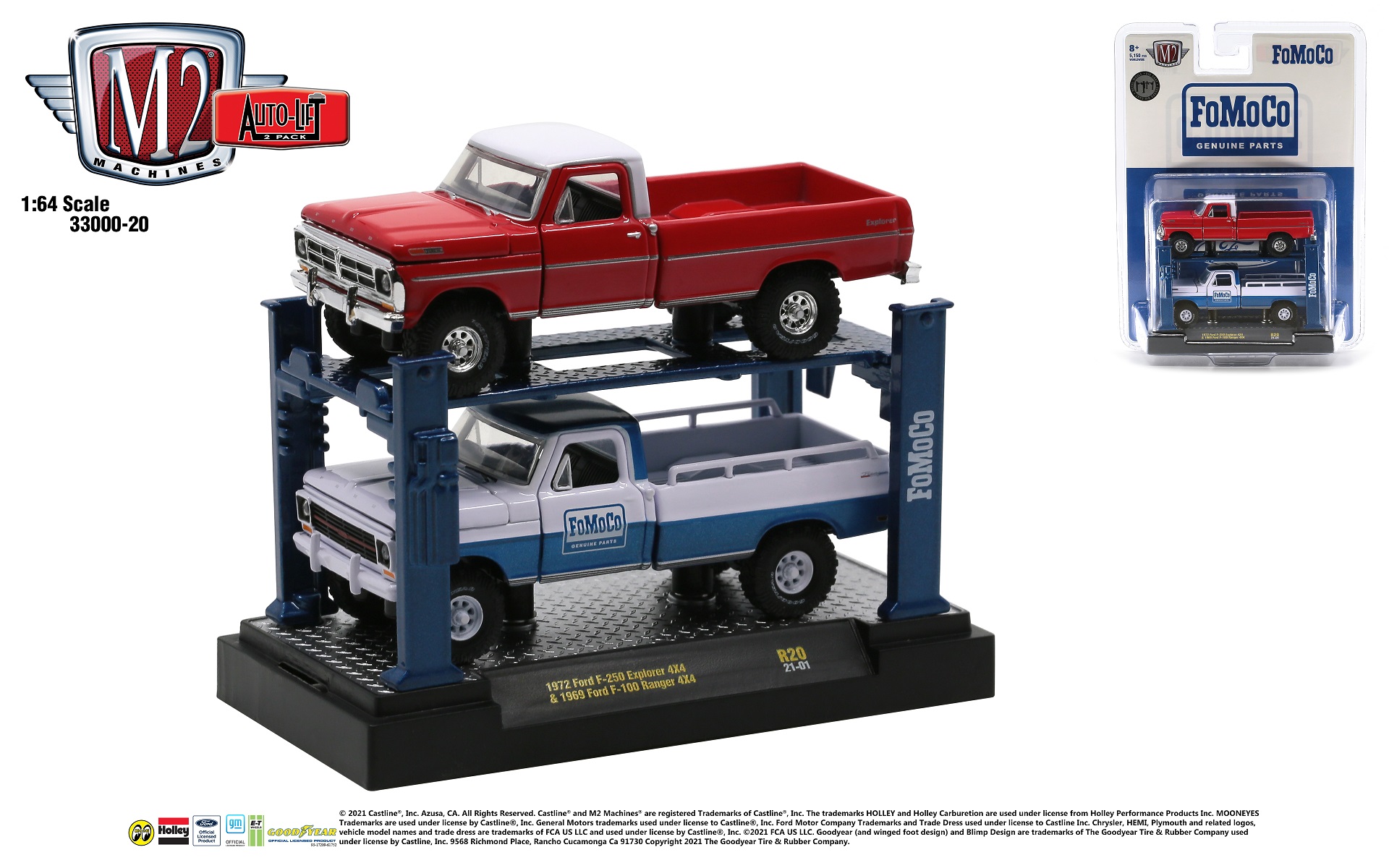 M2マシーン フォード F-100 レンジャー 4X4 & フォード・ブロンコ M2マシーン フォード F-100 レンジャー 4X4 & フォード