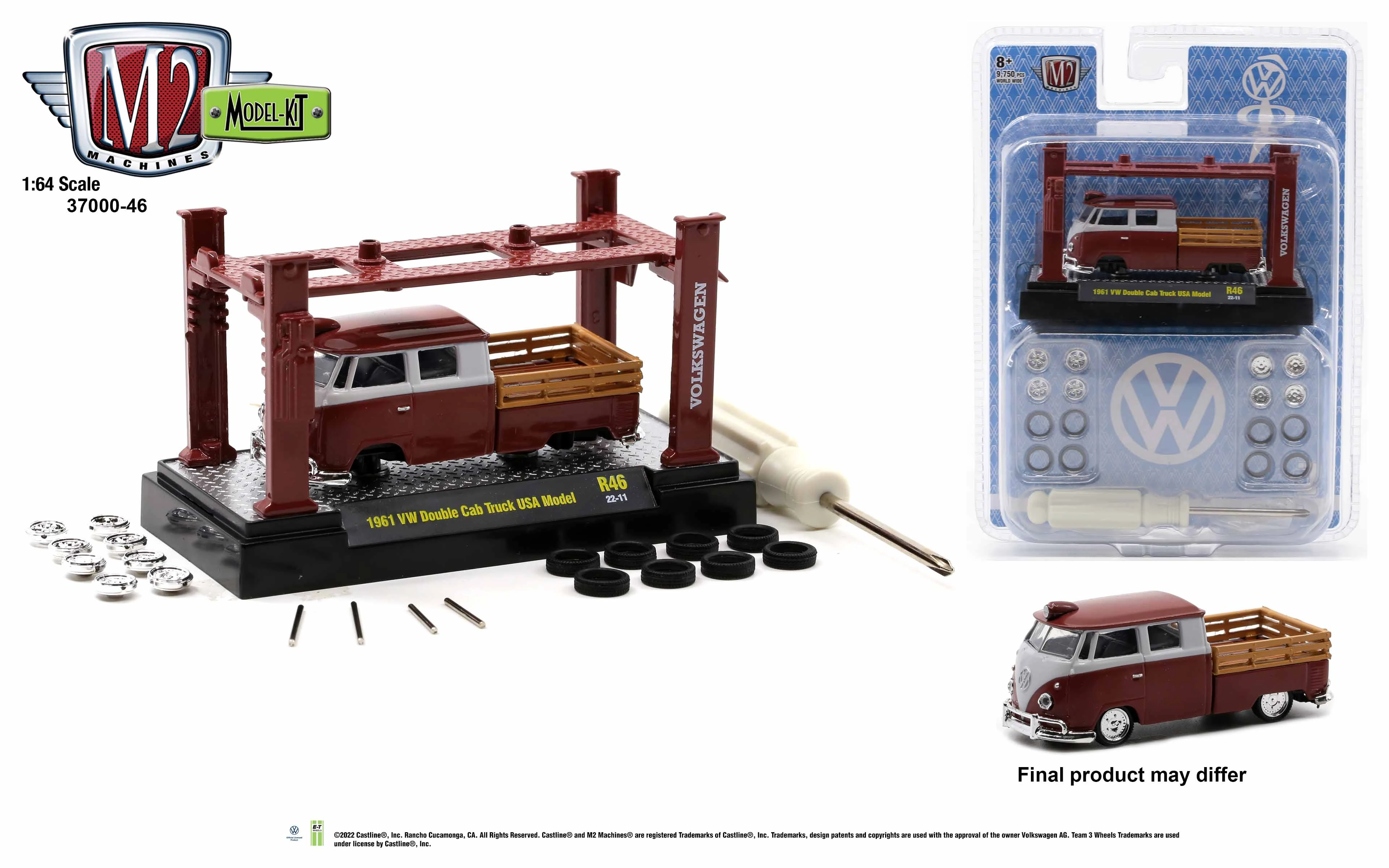 1961 VW Double Cab Truck USA Model | M2 Machines Wiki | Fandom