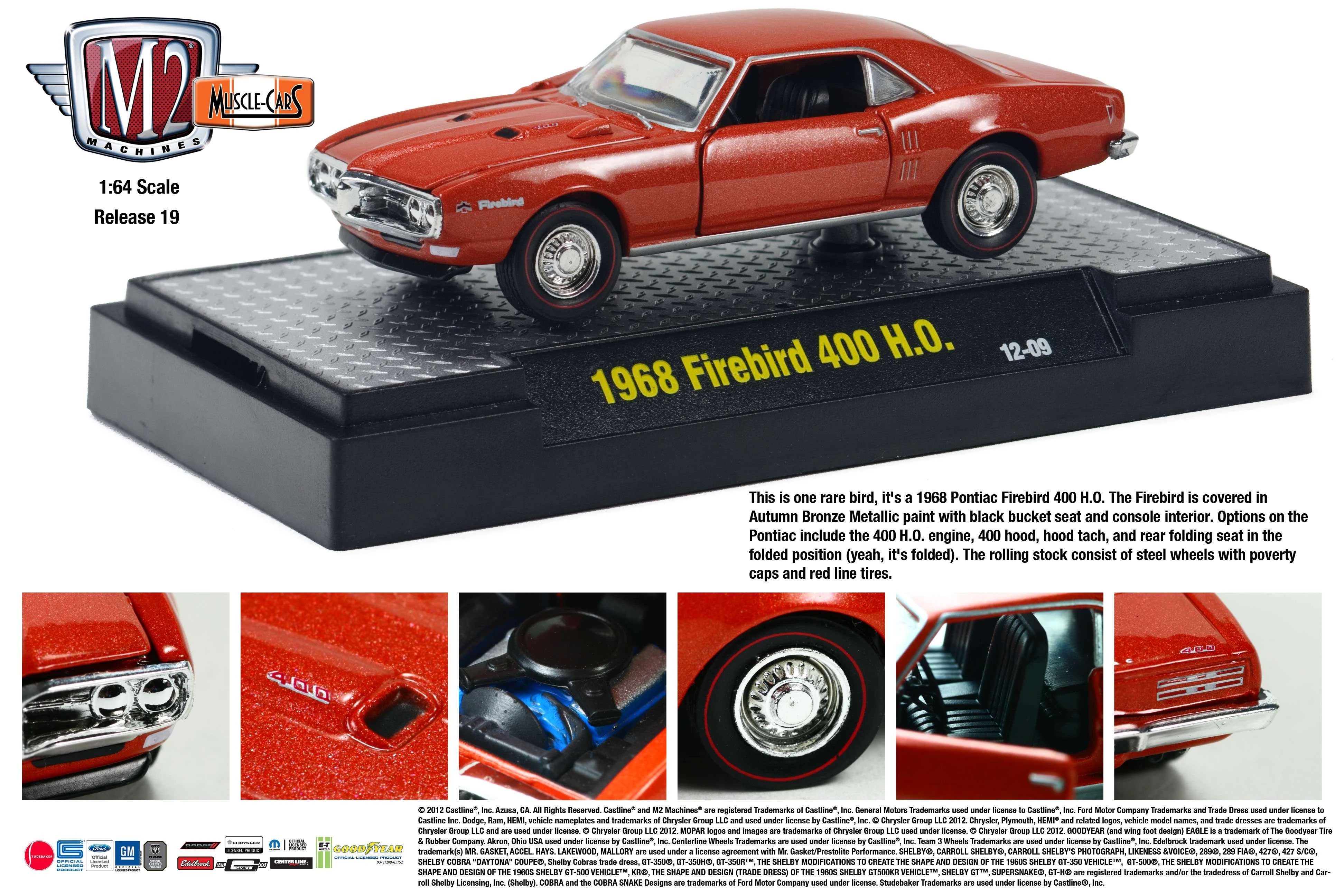 1968 Pontiac Firebird 400 H.O. | M2 Machines Wiki | Fandom