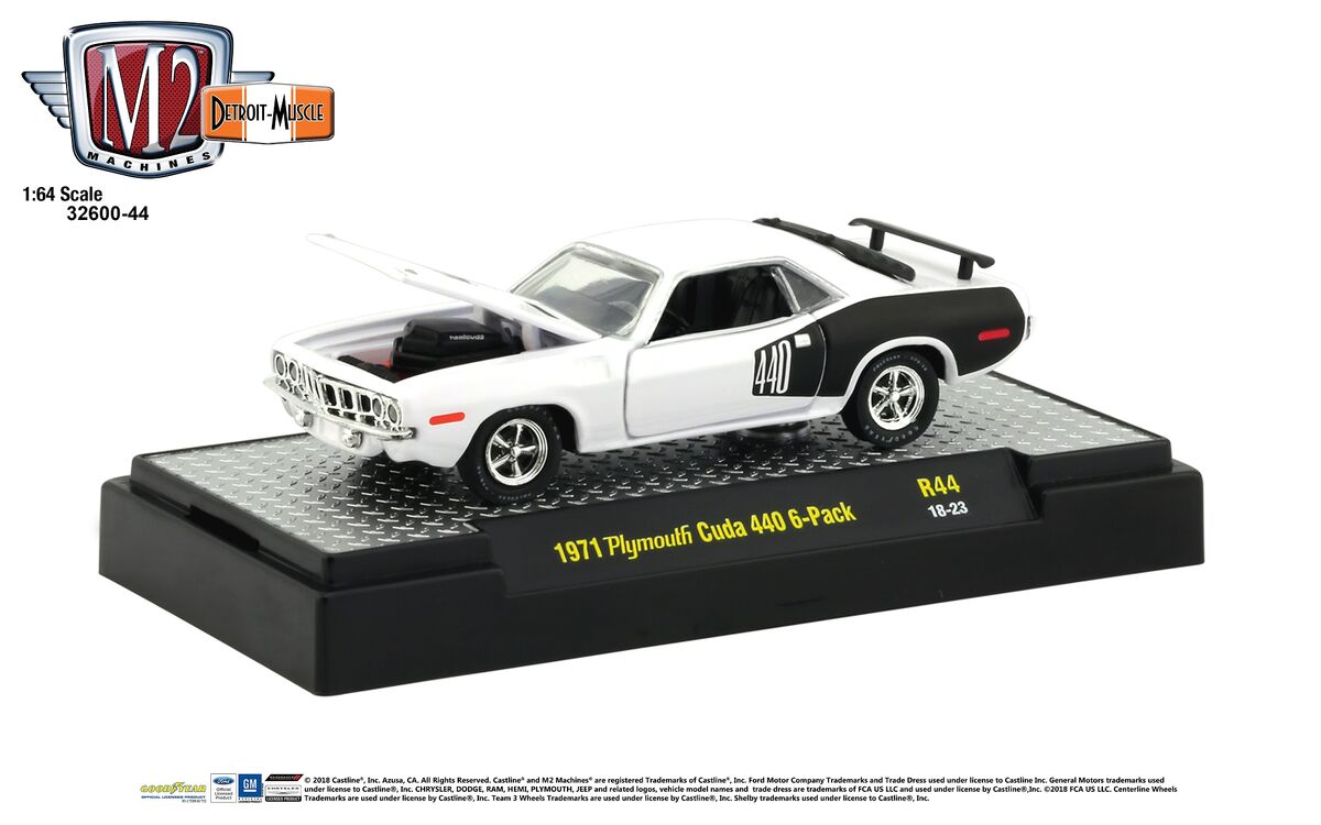 1971 Plymouth Cuda 440 6-Pack | M2 Machines Wiki | Fandom