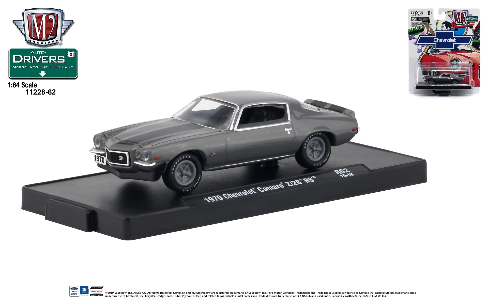 1970 Chevrolet Camaro Z/28 RS | M2 Machines Wiki | Fandom