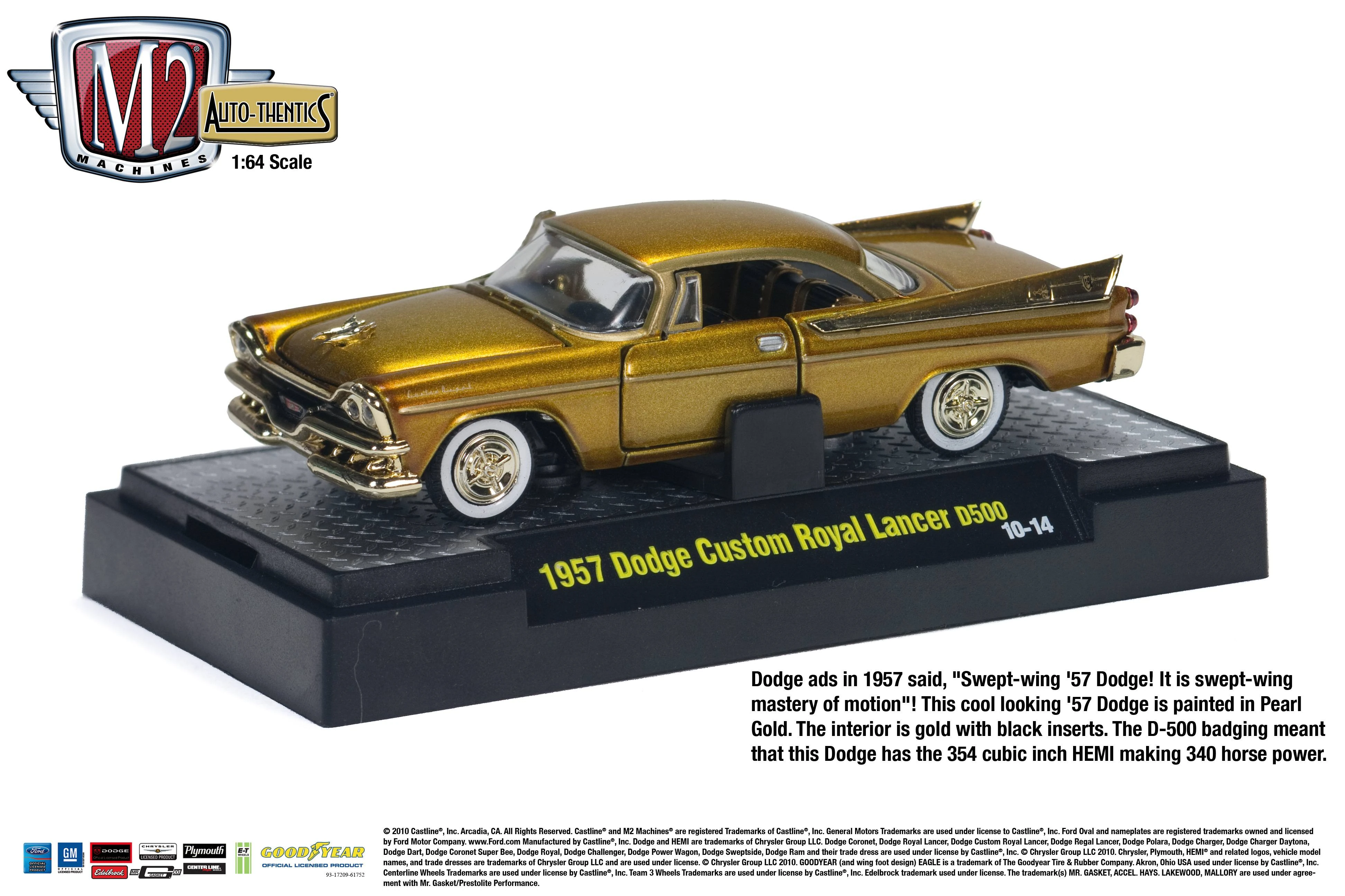 1957 Dodge Custom Royal Lancer D500 | M2 Machines Wiki | Fandom