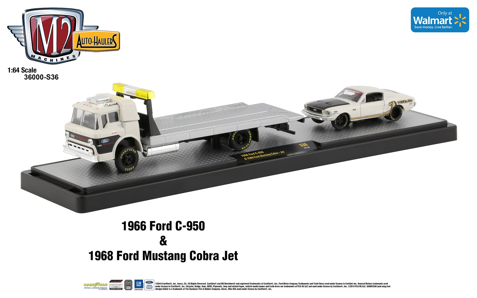 M2マシーン 1966 C950 トラック & 1965 マスタング 2+2 1966 Ford C-950 Truck & 1965 Ford Mustang 2+2 | M2 Machines