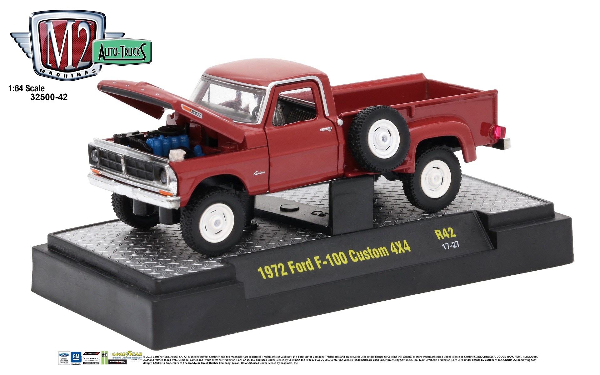 M2マシーン AH フォード '66 C-950 & '72 F-250 4x4 M2 1966 Ford C-950 Truck & 1972 Ford F250 4x4 Truck - Good