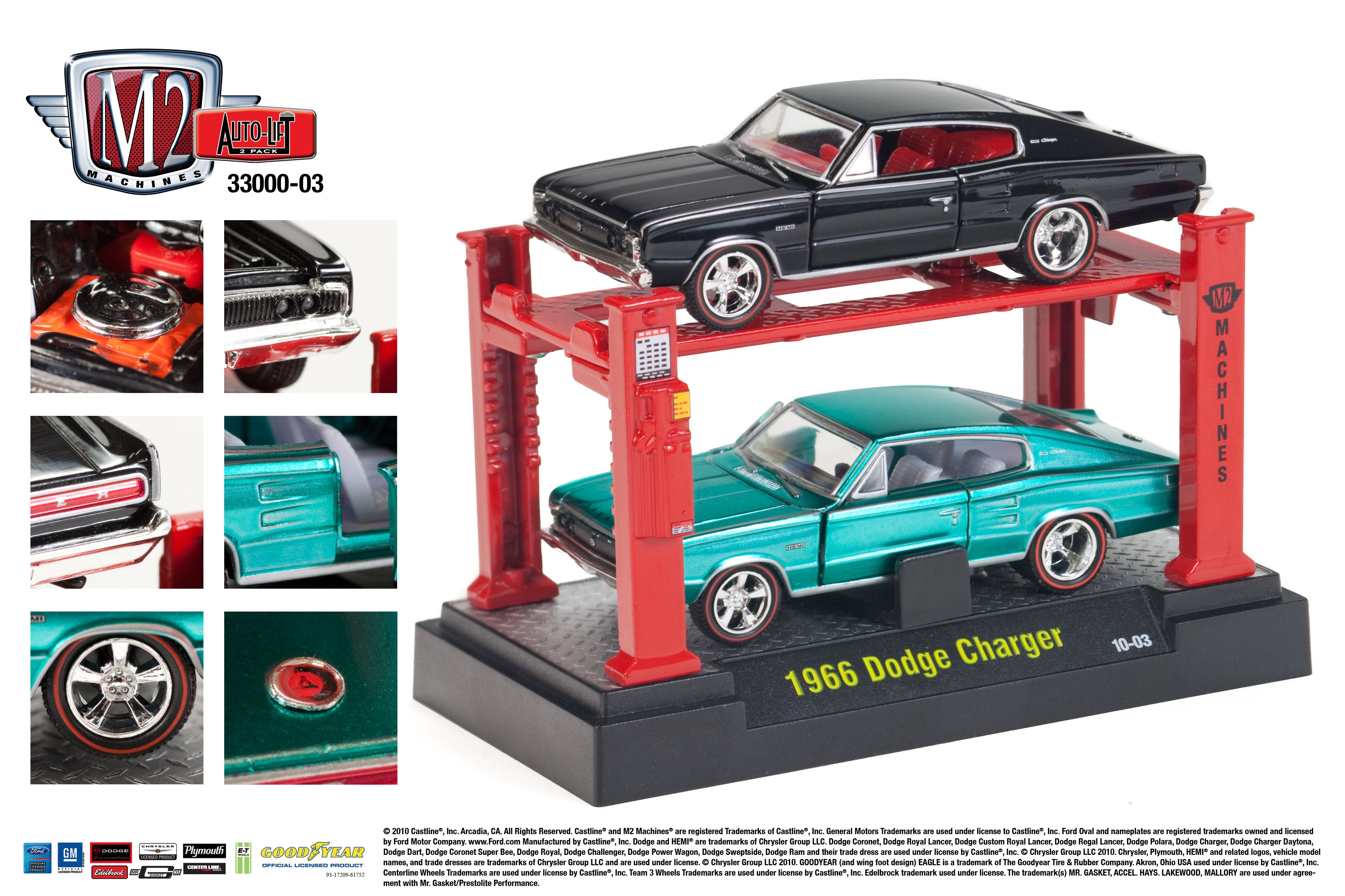 M2 AH 1/64 '66 ダッジ COE & '66 ダッジ チャージャー 37000-